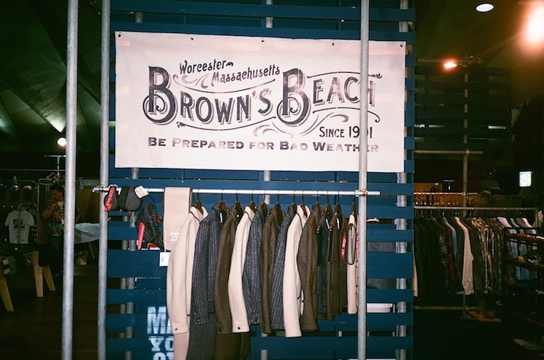 Brown's Beach rack at Clutch Collection 2015