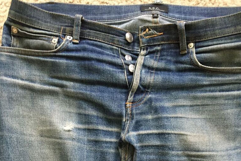 Fade of the Day – A.P.C. Petit New Standard (27 months, 5 washes, 1 soak)