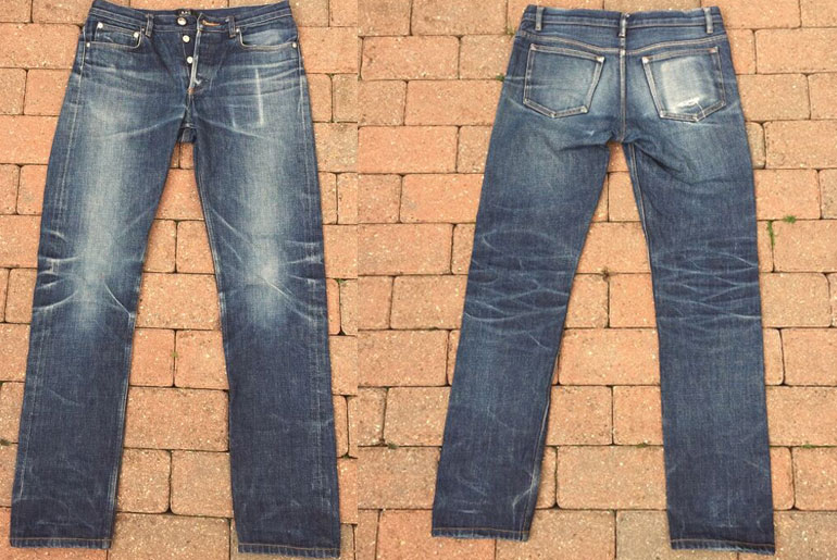 Fade of the Day – A.P.C. Petit Standard (1.5 years, 2 washes, 2 soaks)