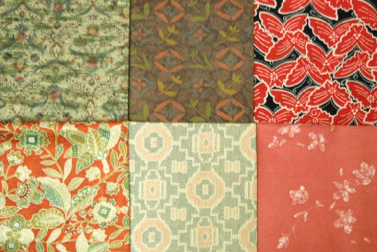 Vintage Silk Kimono Fabric