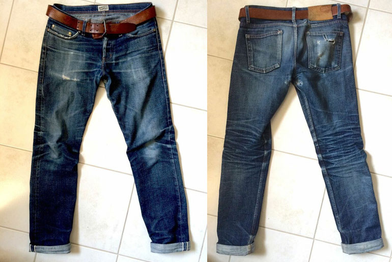 Fade of the Day – Naked & Famous Japan Heritage (2.5 years, 6 washes)