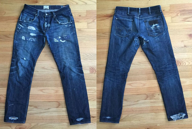 Fade of the Day – Wrangler Blue Bell Eddy (4 years, 4 washes, 1 soak)