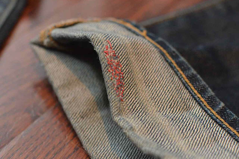 Fade of the Day – Levi’s Matchstick Selvedge (4 Years, 6 Months, 4 Washes, 4 Soaks)