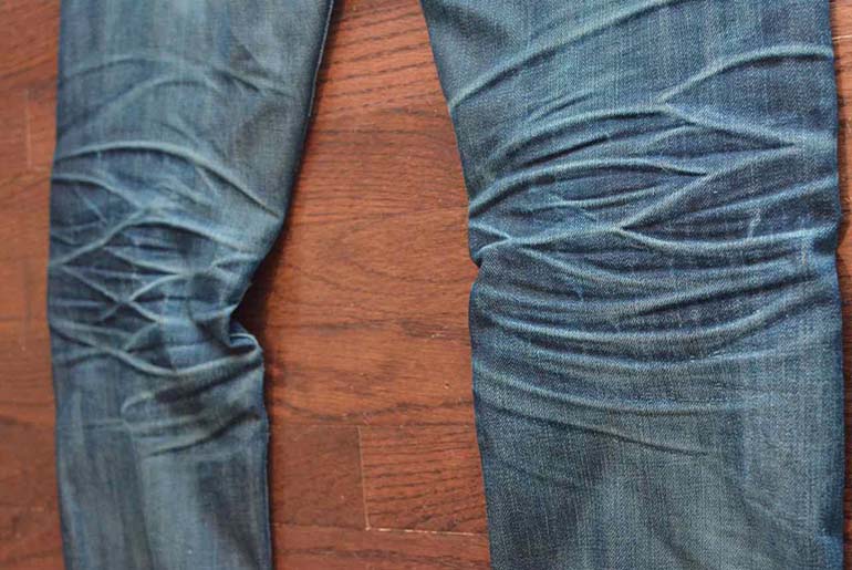 Fade of the Day – Levi’s Matchstick Selvedge (4 Years, 6 Months, 4 Washes, 4 Soaks)