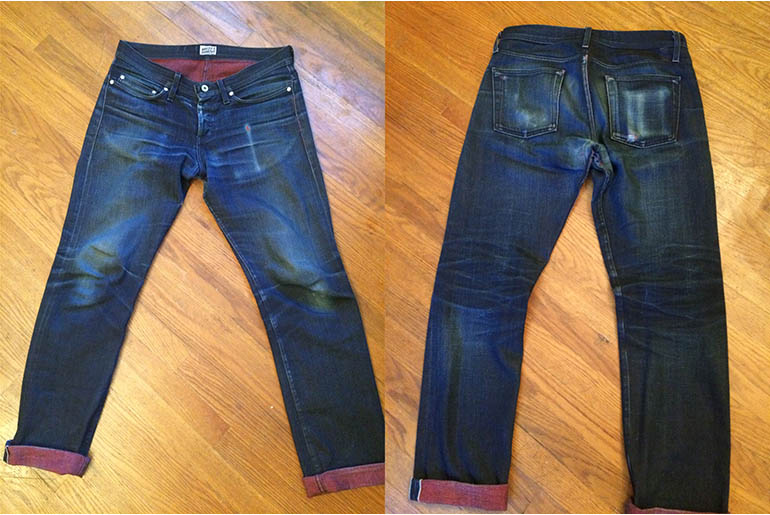 Fade of the Day – Naked & Famous Red Weft  (3 Years, 2 Months, 5 Washes)