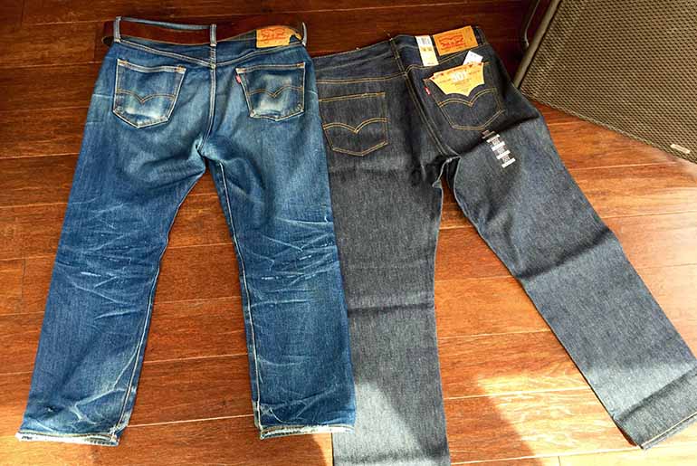 Fade of the Day – Levi’s 501 STF (3 Months, 1 Wash, 4 Soaks)