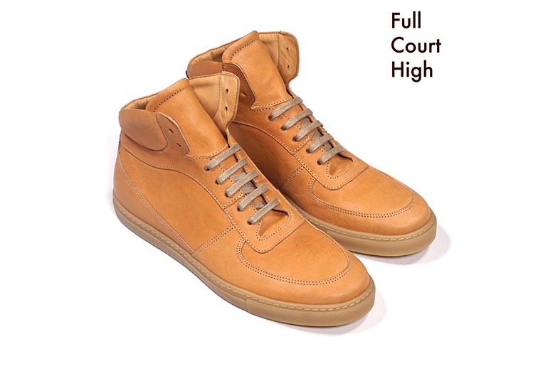 Epaulet Unfinished Horsehide Trainers