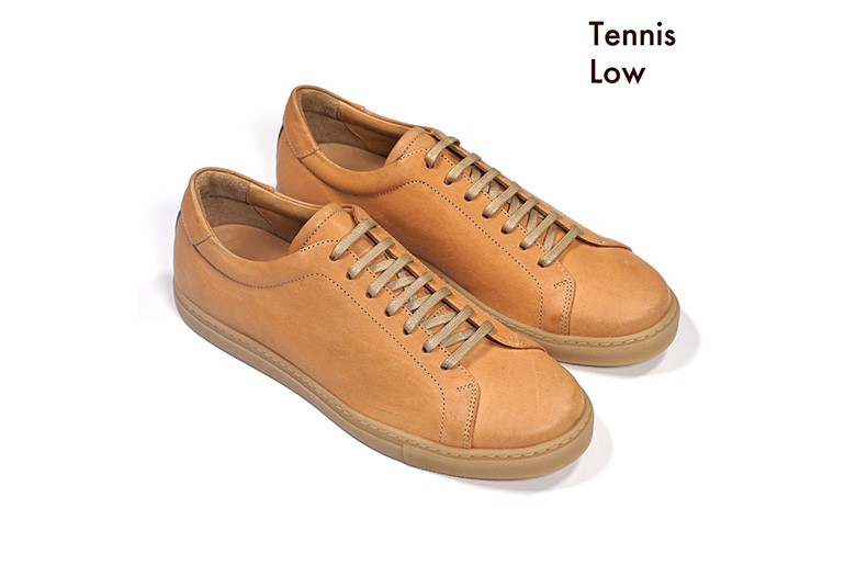 Epaulet Unfinished Horsehide Trainers