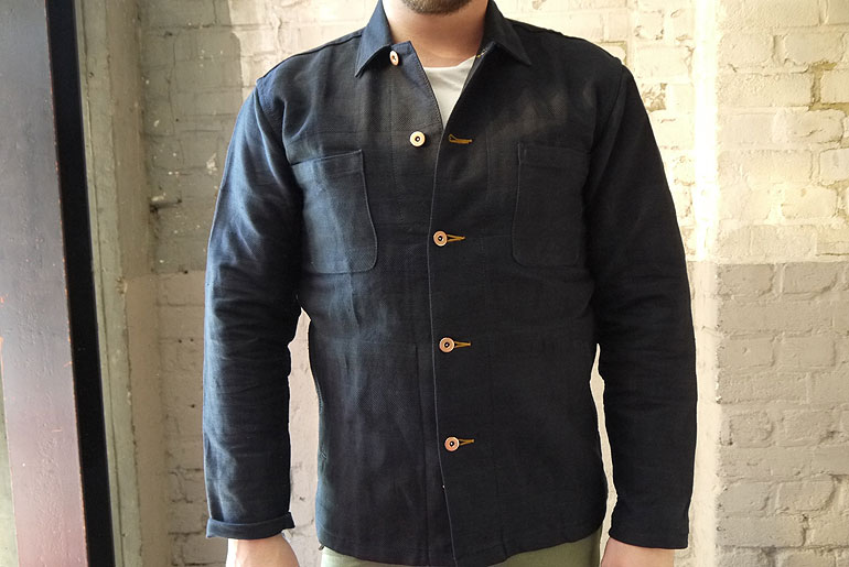 10 oz. selvedge-lined four-weave work coat