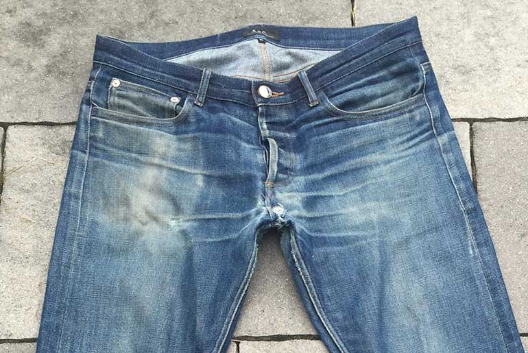 Fade of the Day – A.P.C. Petit New Standard (1 Year, 2 Washes, 2 Soaks)