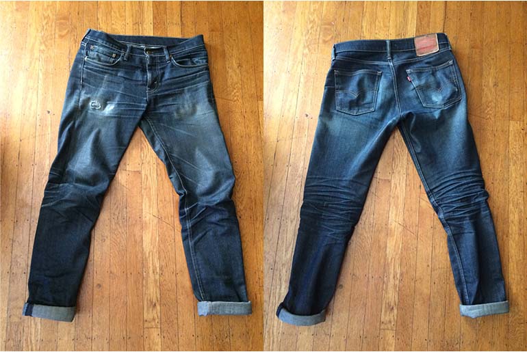 Fade of the Day – Levi’s 511 Rigid Dragon (1 Year, 8 Months, 0 Washes, 0 Soaks)