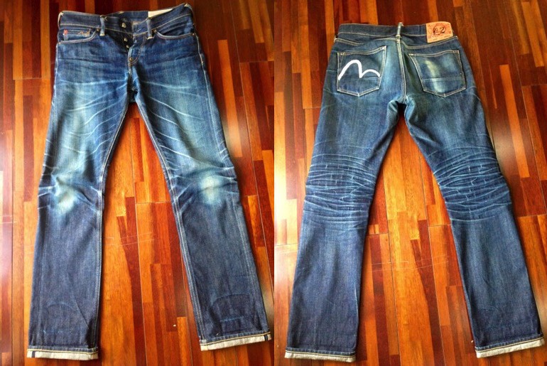 Fade of the Day – Evisu 2008 Regular Fit (10 months, 2 washes, 1 soak)
