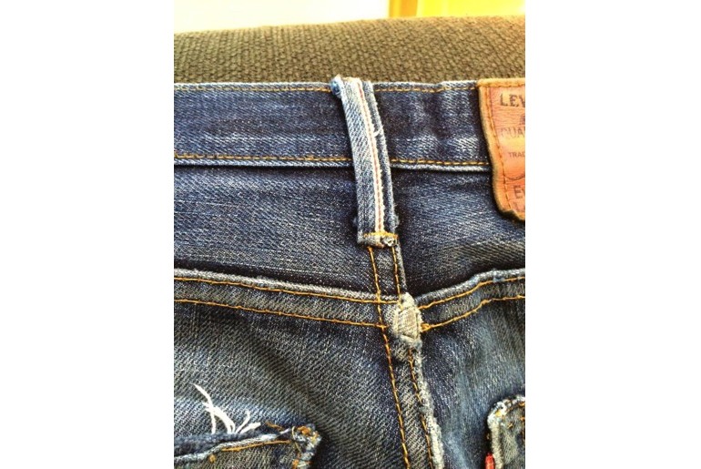 FADE OF THE DAY – FAKE LEVI’S 501xx (15 MONTHS, 1 WASH, 1 SOAK)