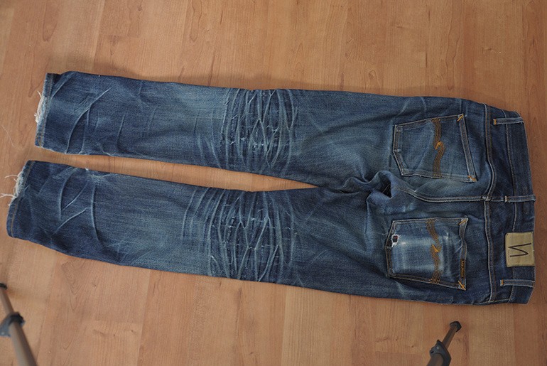 Fade of the Day – Nudie Grim Tim Dry Selvedge (2.5 Years, 1 Wash)