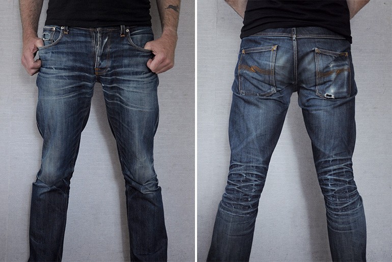 Fade of the Day – Nudie Grim Tim Dry Selvedge (2.5 Years, 1 Wash)