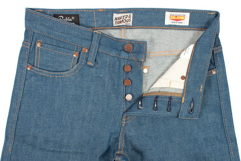 Fade of the Day – Naked & Famous x Big John x Rockin Jelly Bean (6 Months, 1 Wash)