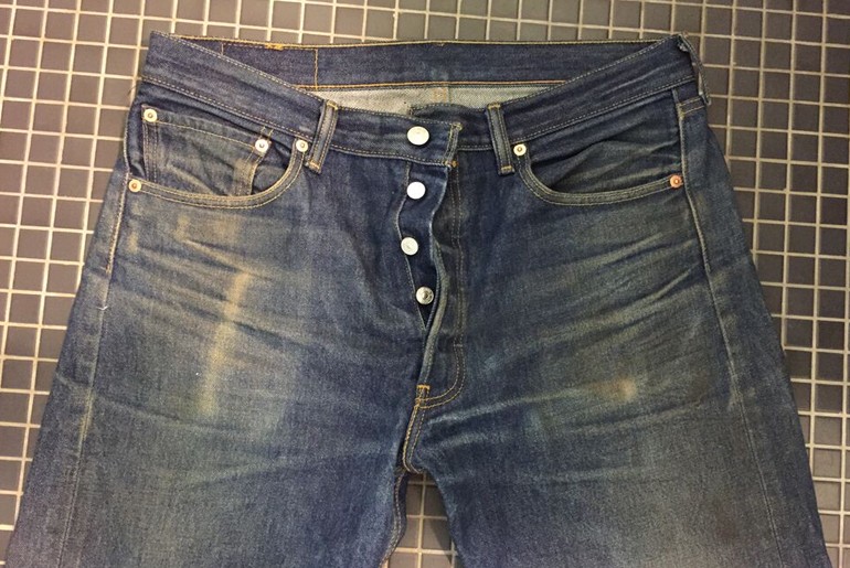 Fade of the Day – Levi’s 501 STF (2 Years, 2 Washes, 3 Soaks)