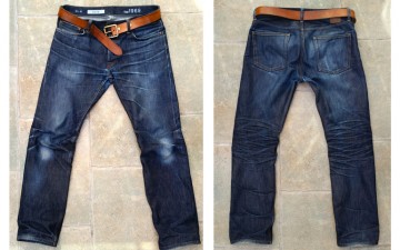 Fade of the Day - Gap 1969 Skinny Selvedge Jeans (1 month)