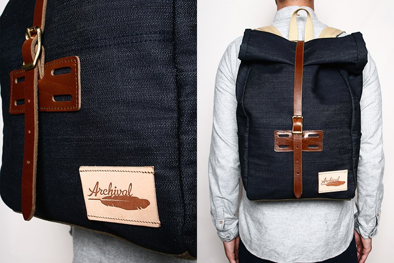 Rogue Territory x Archival Denim Roll Top Backpack