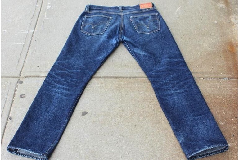 Fade of the Day – Samurai Jeans 711VX (8 months, 2 washes, 1 soak)