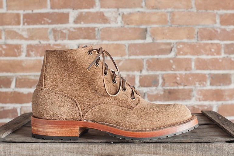 Nicks Boots for Vermilyea Pelle Roughout Natural Chromexcel Boots