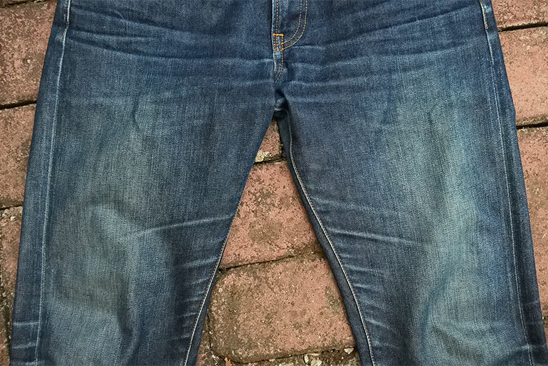 Fade of the Day – Uniqlo Slim Fit Straight Selvedge (1 Year, Unknown Washes)
