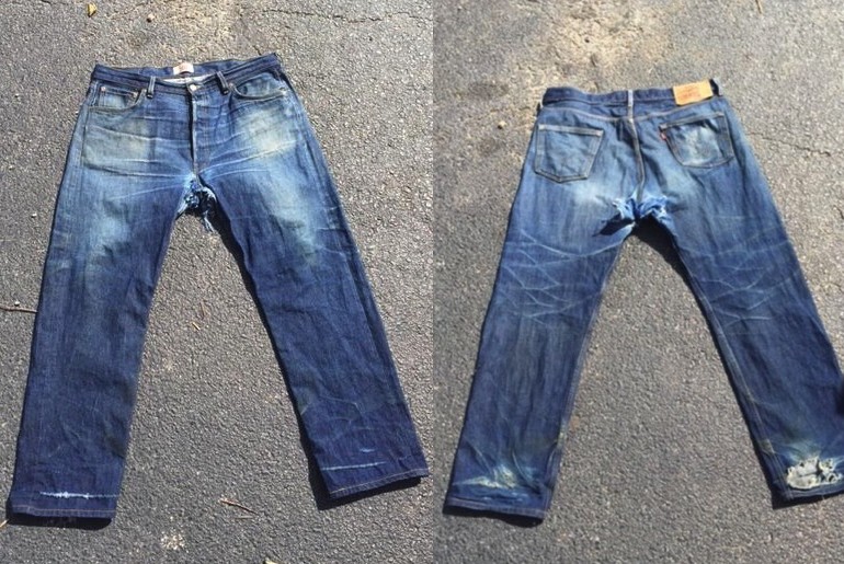 Fade of the Day – Levi’s 501 STF (4 Years, 6 Months, 1 Wash)