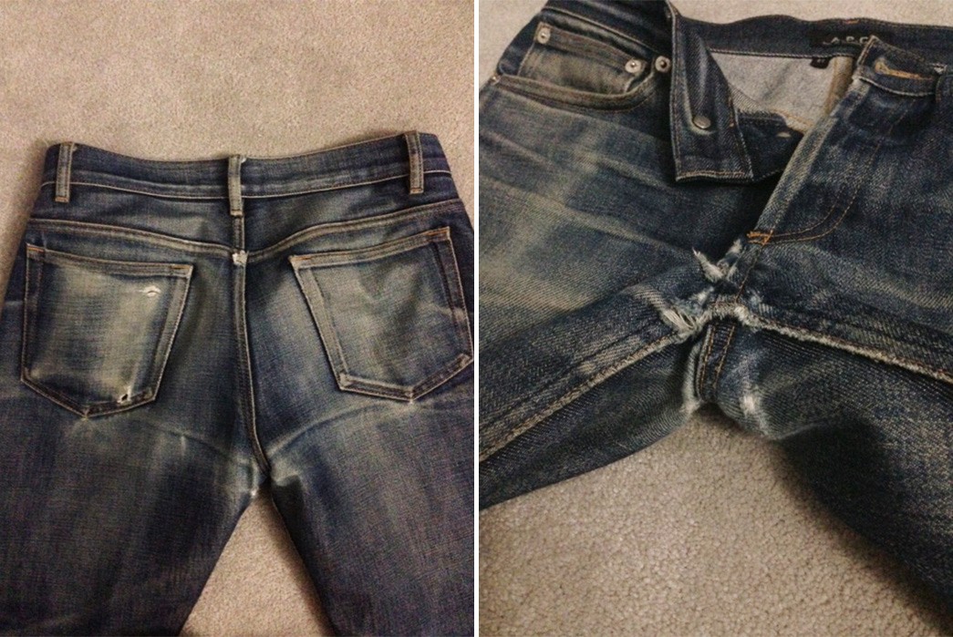 Fade of the Day – A.P.C. Petit Standard (4 years, 6 months, 1 wash, 2 soaks)