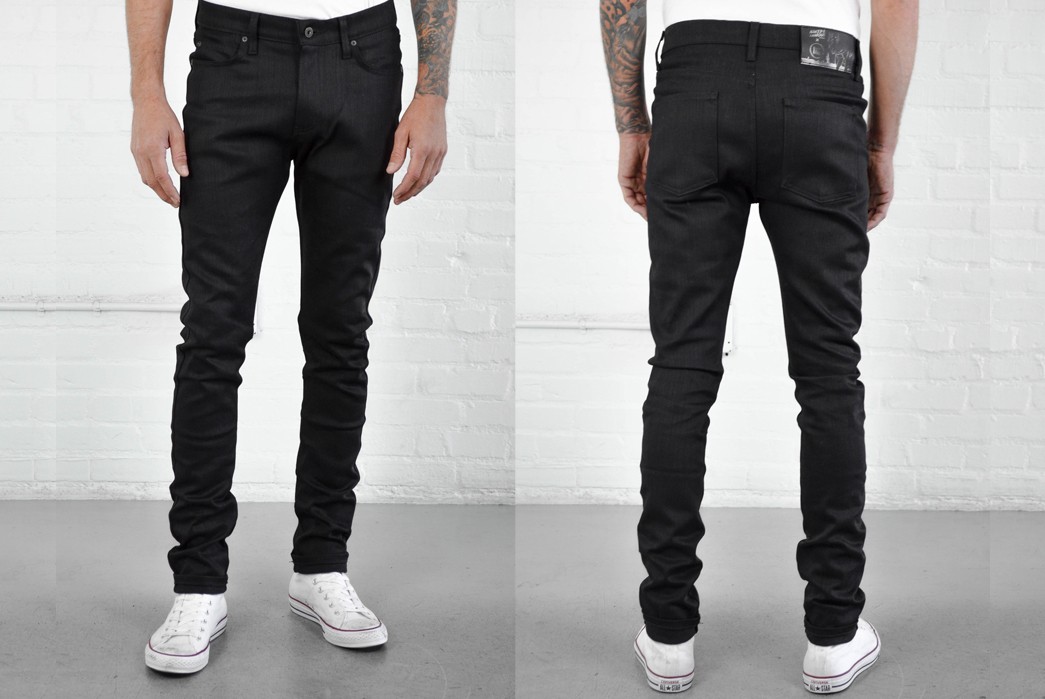 Naked & Famous x HUB Stacked Guy Jean