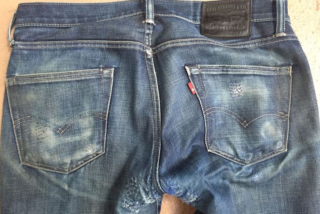 Fade of the Day – Levi’s 511 Wet Indigo (1 Year, 2 Washes)