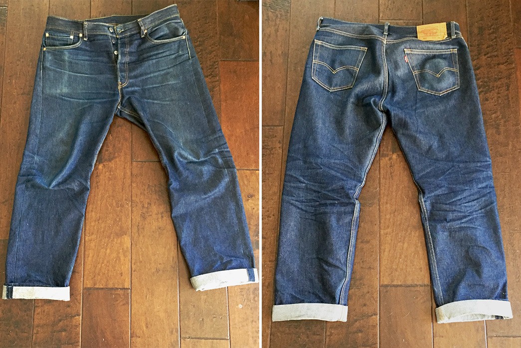 Fade of the Day – Levi’s 501 STF (2 Years, 6 Months, 1 Soak)