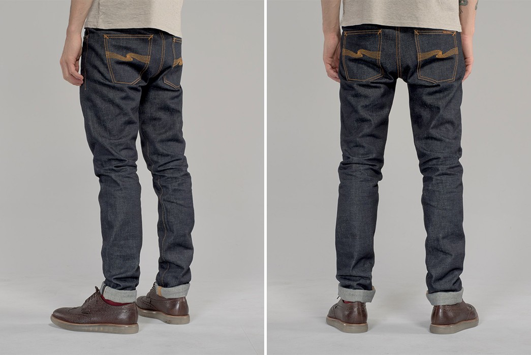 Fade of the Day – Nudie Grim Tim Dry Selvedge (1 year, 6 months, 5 washes, 1 soak)