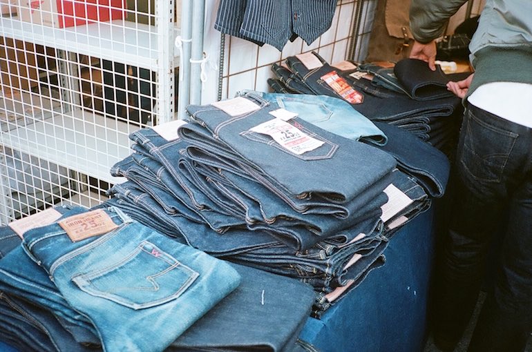 Heddels Inazuma Festival Iron Heart Booth Jeans