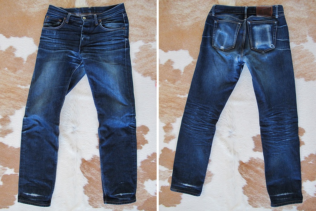 Fade of the Day – Left Field NYC Greaser Cone Mills 13 oz. (2 Years, 7 Months, 3 Washes)