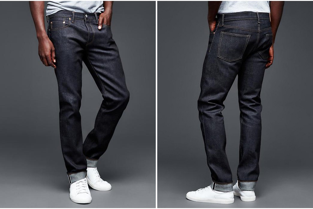 Fade of the Day – Gap 1969 Skinny Selvedge Jeans (10 months, 1 wash, 2 soaks)