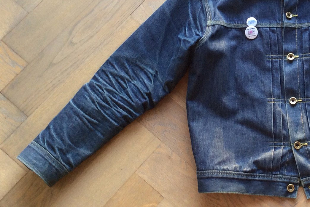 Fade of the Day – W.H. Ranch Dungarees R1901J Cowboy Jacket (1 Year, 2 Washes, 2 Soaks)