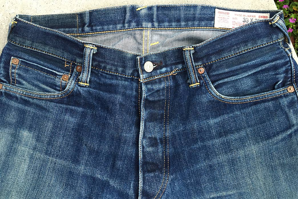 Fade of the Day – Evisu No. 2 Lot 2000 (6 Years, Unknown Washes)
