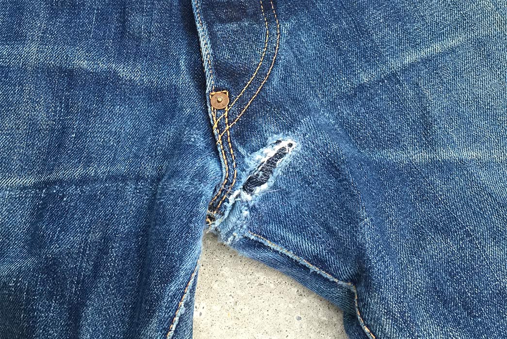 Fade of the Day – Evisu No. 2 Lot 2000 (6 Years, Unknown Washes)