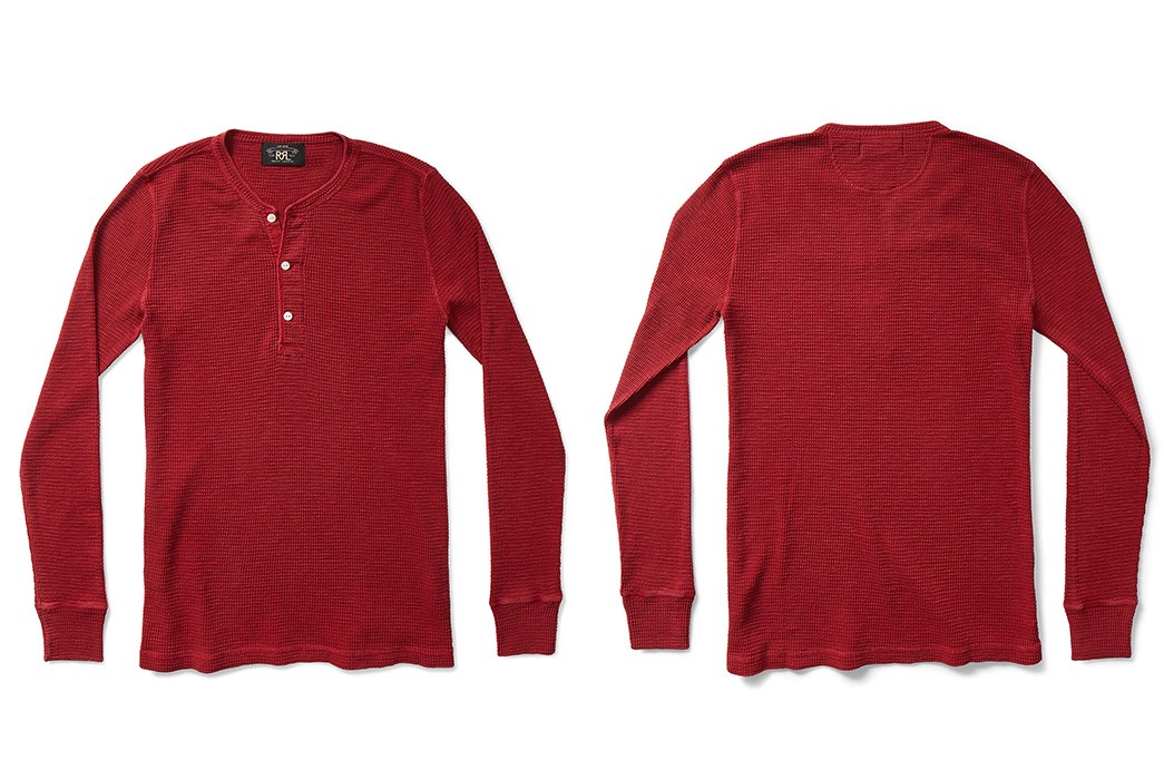waffle-knit-henley-shirts-five-plus-one-5-rrl-waffle-knit-cotton-henley-in-ming-red-front-back