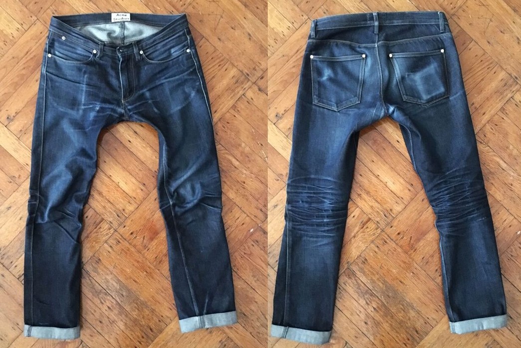 Fade of the Day – Acne Studios Max Raw (1 Year, 6 Months, 2 Washes)