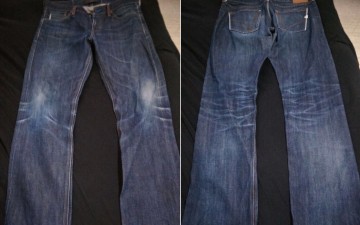 Levi's 501 STF (4 Years, Unknown Washes, 2 Soaks) - Fade of the Day