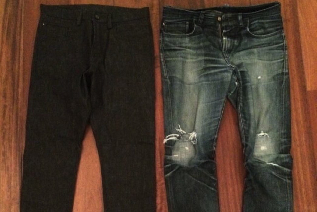 Fade of the Day – Atelier Tossijn Bespoke Jeans (21 Months, 1 Wash, 1 Soak)