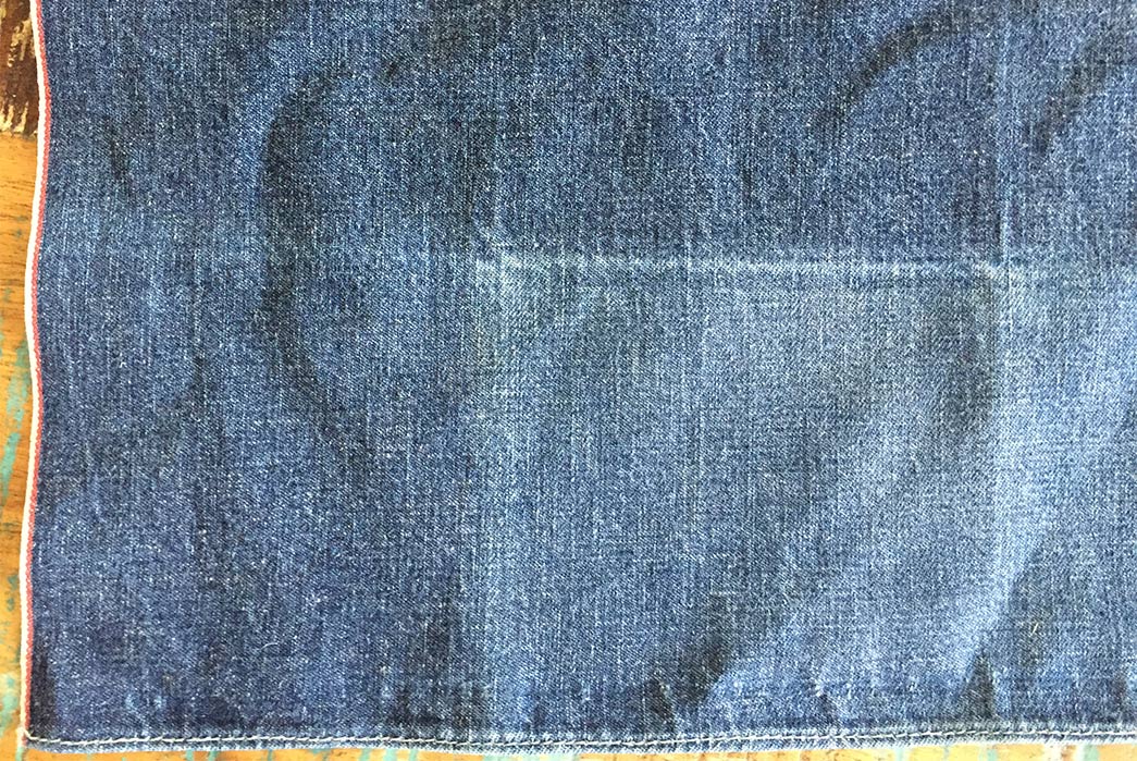 Fade of the Day – The Hill-Side Selvedge Denim Pocket Square (6 Years, 5 Months, Unknown Washes)