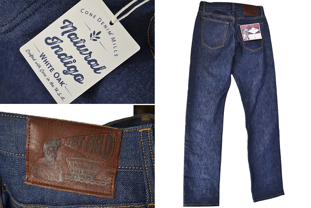 Left Field NYC Cone Mills Natural Indigo Jeans