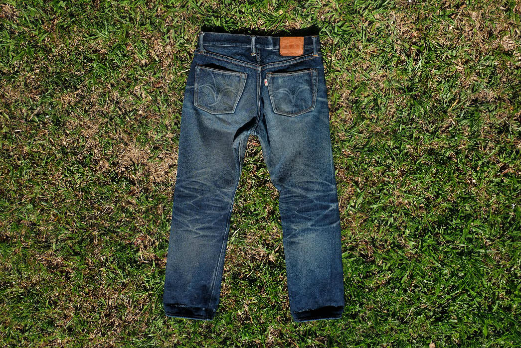 Fade of the Day - Hanzo CI-105-A (18 Months 6 Washes, 2 Soaks) Back Full