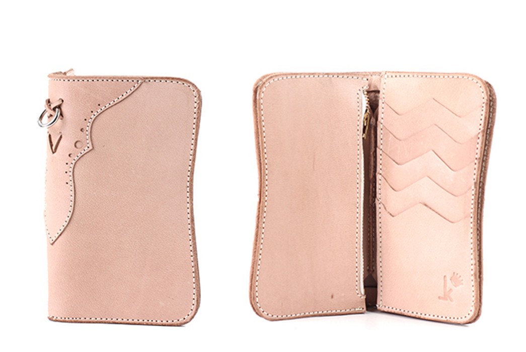 Fade of the Day - LTHKRFT Mid Wallet (1 Year, 3 Months) side and inner