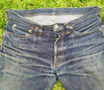 Fade of the Day - Samurai S710xx (1 Year, 2 Washes, 1 Soaks) - Front Top