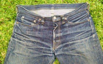 Fade of the Day - Samurai S710xx (1 Year, 2 Washes, 1 Soaks) - Front Top