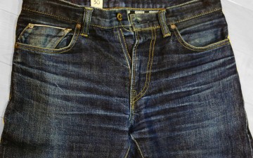 Fade of the Day - Volcom Limited 14 oz. Okayama Denim (2 Years, 2 Months, 2 Washes) Front After
