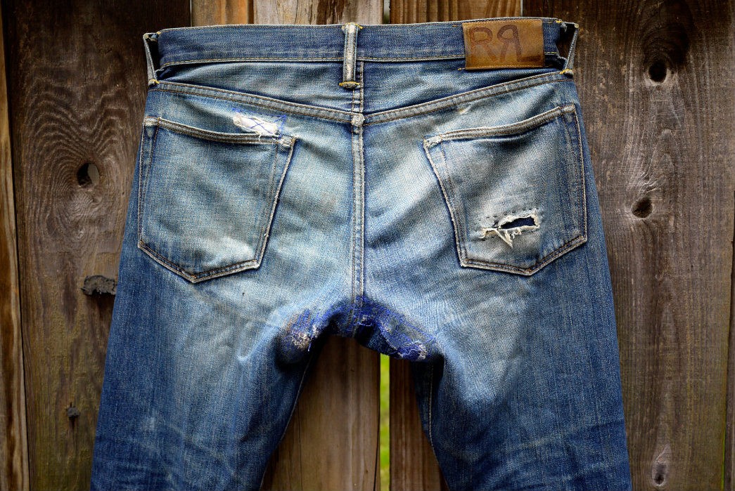 Fade Friday - RRL Rigid Slim Fit (6 Years, 7 Months, 2 Washes, 1 Soak) Back